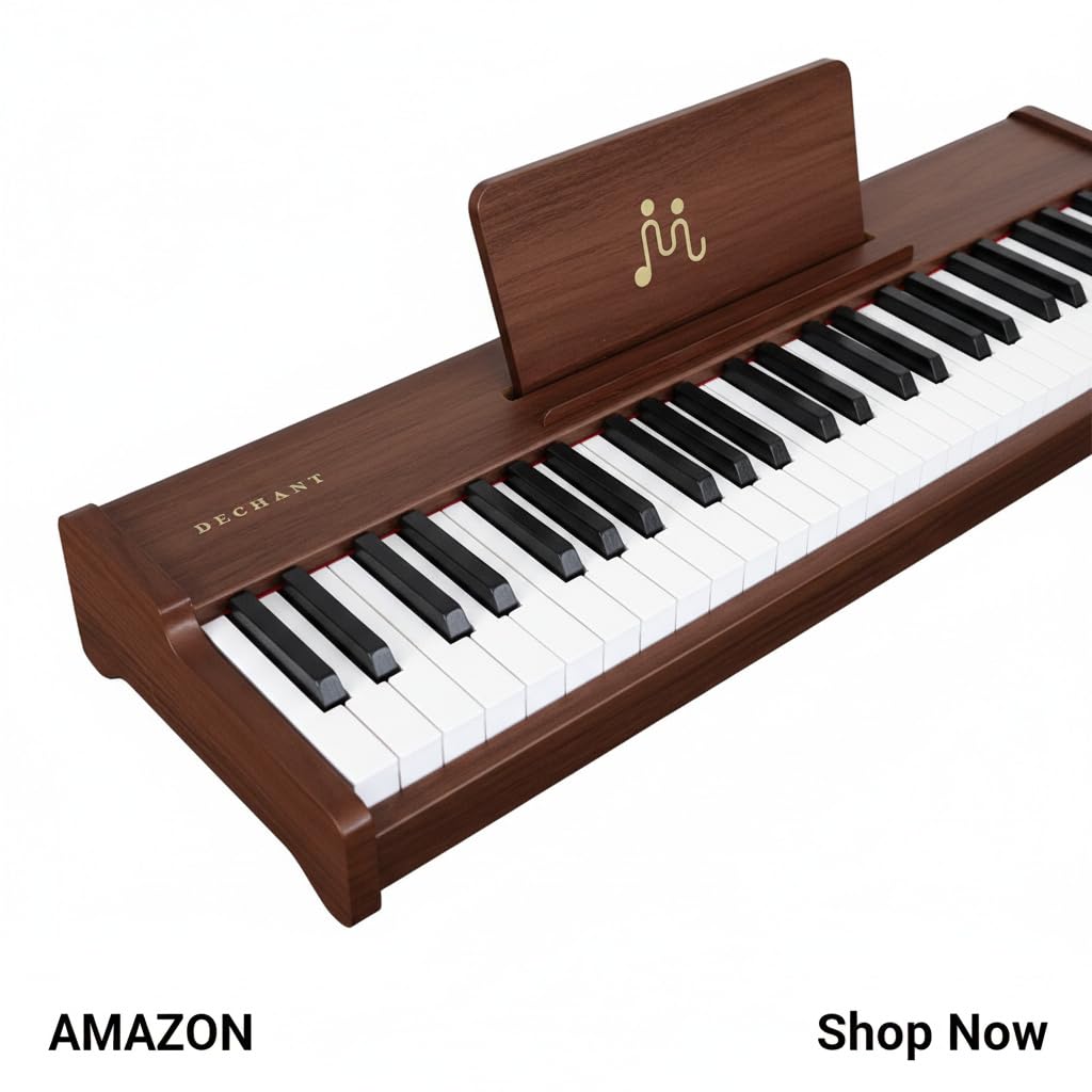 Dechant 49-Tasten Digitalpiano – Perfekt für Anfänger mit Tragetasche