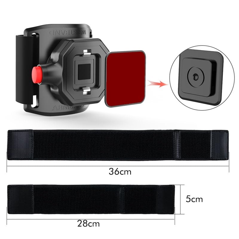 Image of Havilah Outdoor Sports Wrist Band Mobile Phone Holder Running Fitness Wrist Strap Phone Holder Black