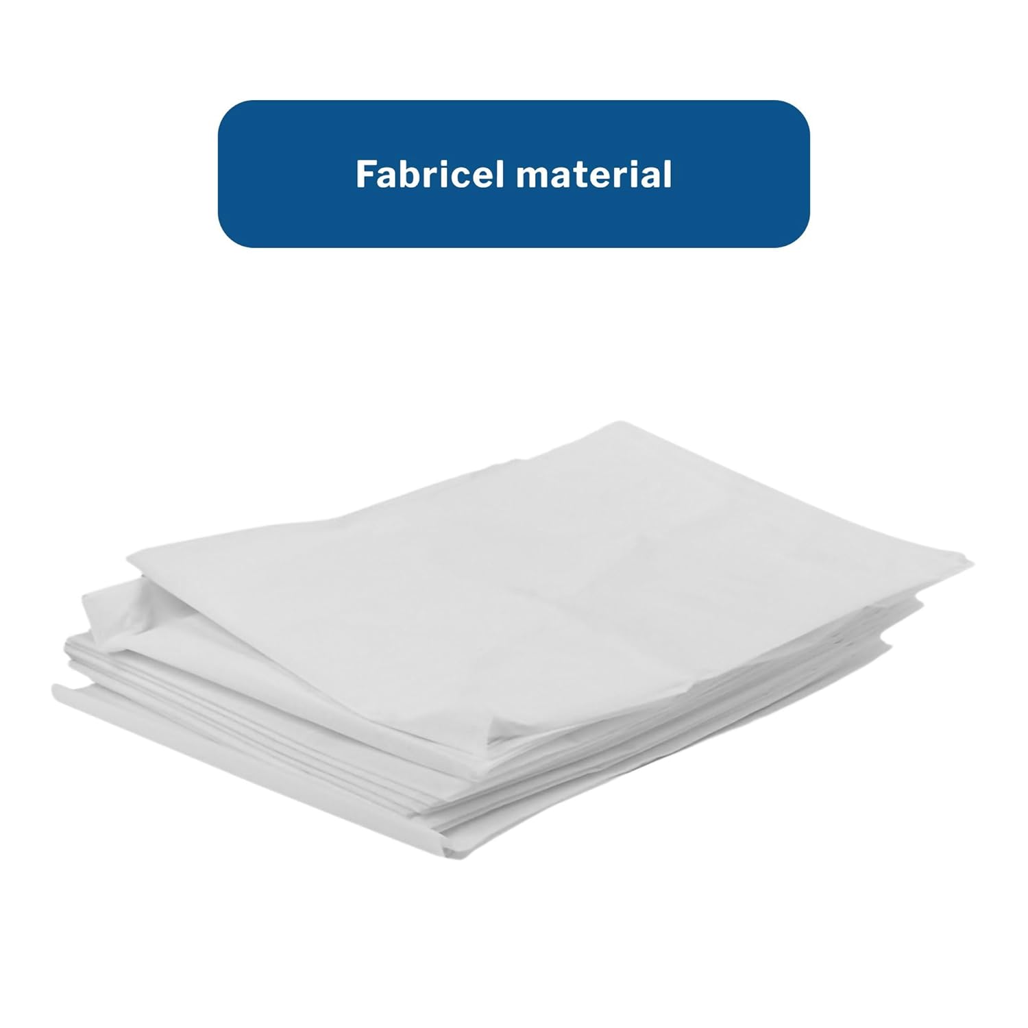 McKesson Pillowcases, Disposable, White, Fabricel Material, Standard Size, 21 in x 30 in, 100 Count