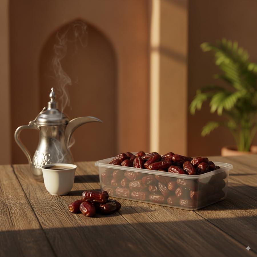East West Souk Khodari Dates 2.2LB, Plump, and Irresistibly Sweet | No Preservatives | Nutrient-Rich Snacking | Perfect for Juicing, Cooking, Gifting, and Culinary Creations - Image 5