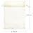 Akstore 50Pcs 3.15x4(8x10cm) Sheer Drawstring Organza Jewelry Pouches Wedding Party Christmas Favor Gift Bags (Beige, 3x4)