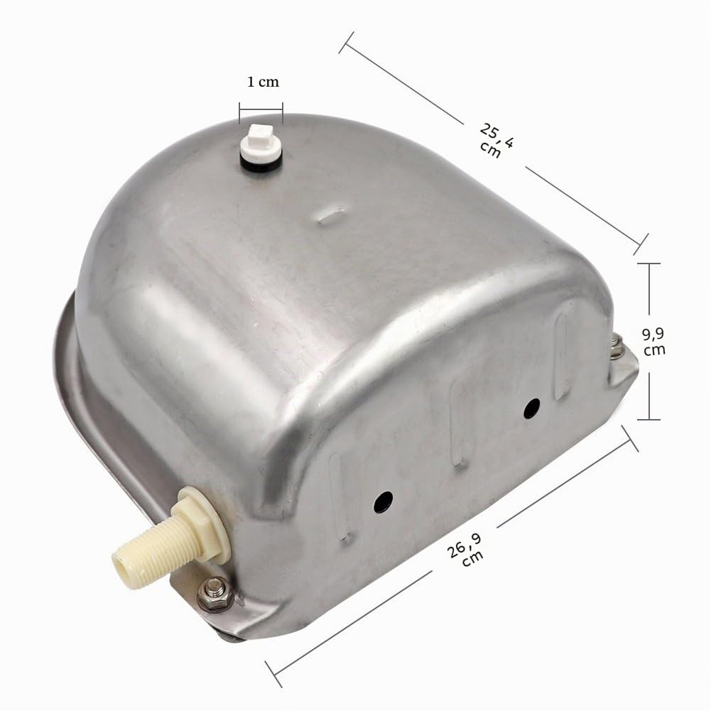 M.Z.A Abreuvoir À Bovins Abreuvoir en Acier Inoxydable Bol Automatique avec Valve À Flotteur pour Chien Cheval Bétail Chèvre Mouton