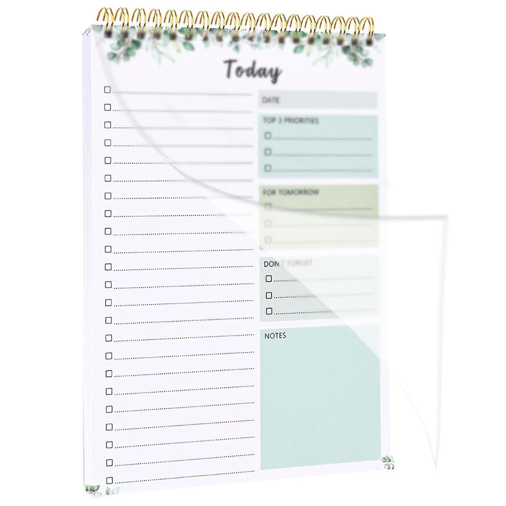 To Do List Notepad, To Do List Notebook for Work with 52 Sheet Undated Daily Planner Perfect for Enhanced Productivity and Goal Achievement