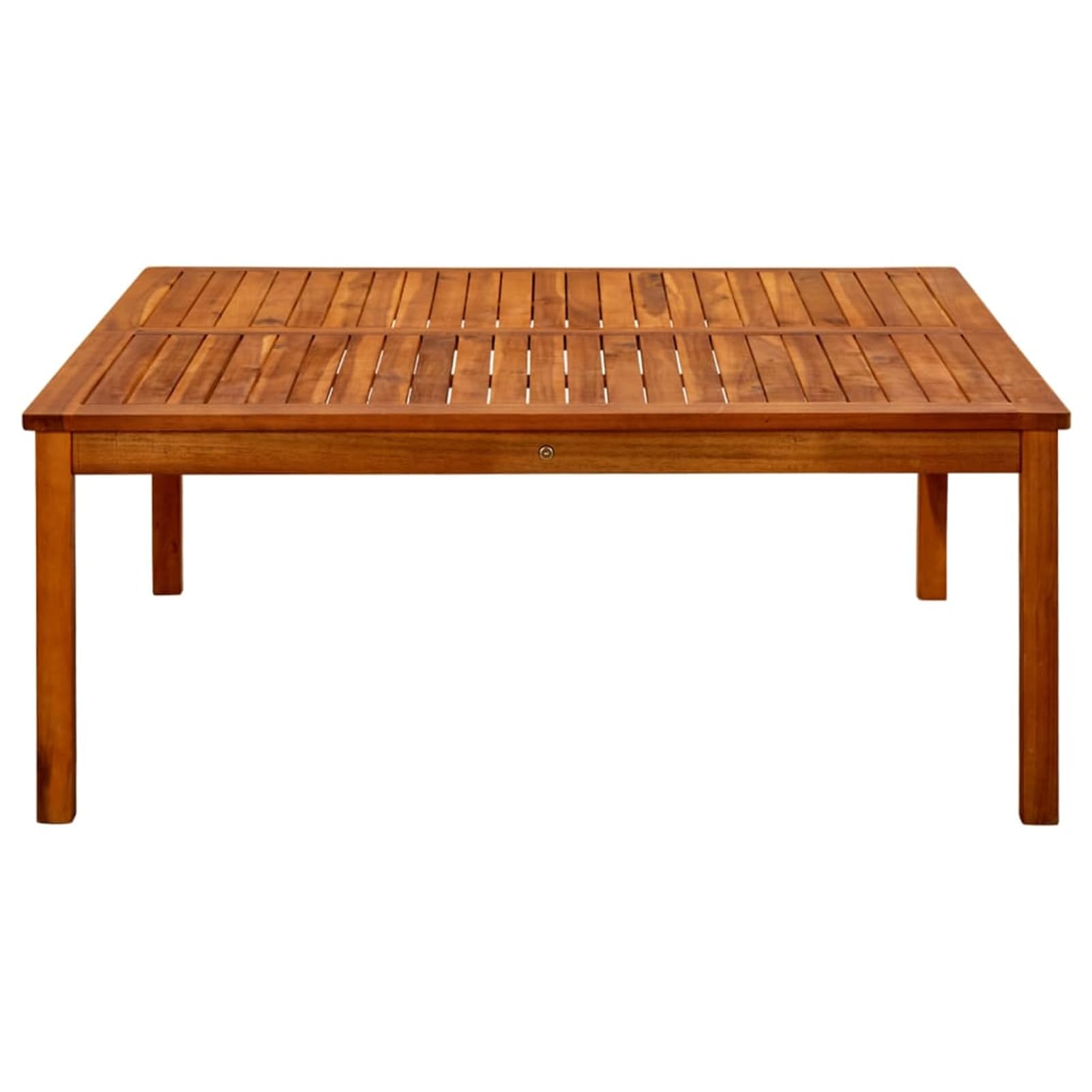Table basse de jardin bois massif table de terrasse carrée