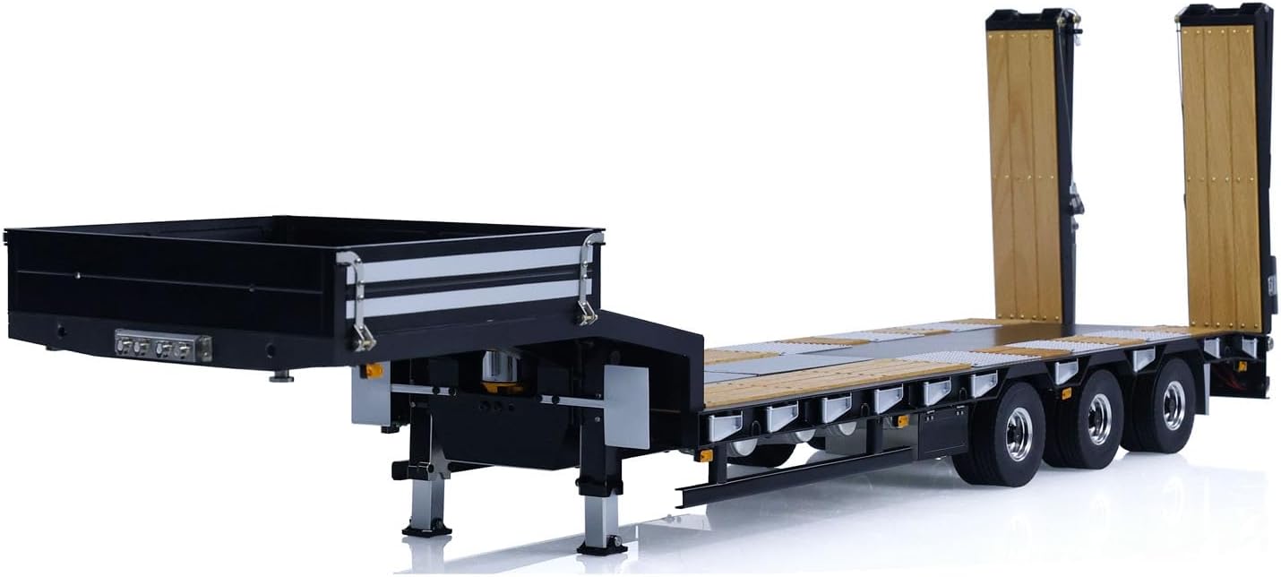 TOUCAN RC HOBBY 1/14 Metal LESU RC Trailer with Hydraulic System Electronic Lifting Light System