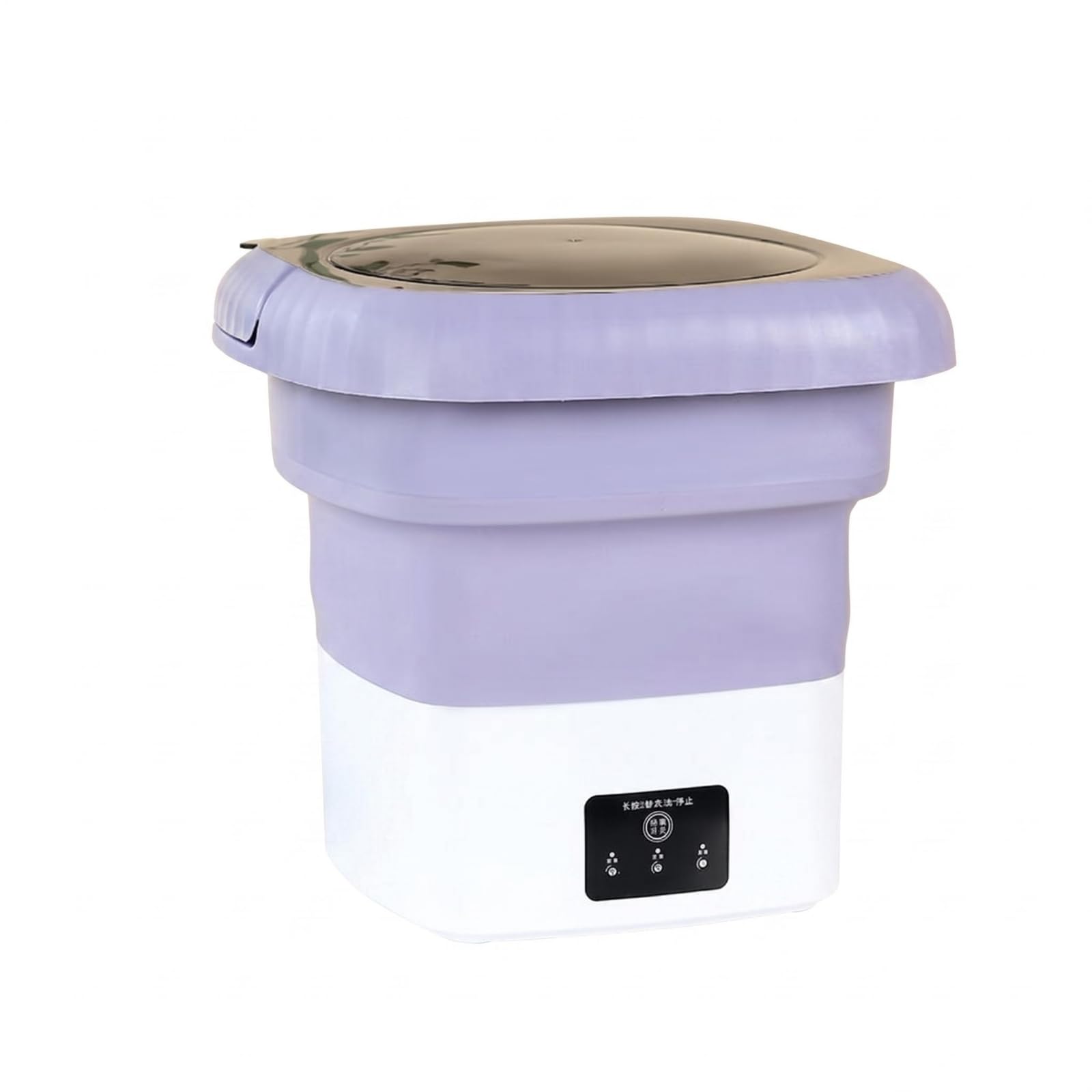 Space-Saving Folding Washing Machine Plastic Collapsible Tub Washer Portable Washing Machine, Purple | Home & Garden | Major Appliances | Washers & Dryers | Washing Machines-image-49