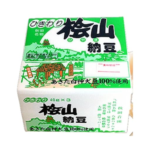 [定期便3ヶ月]秋田名物 檜山納豆パック ひきわり 40g×3 ×4個 ×3回 計36パック 国産大豆 大粒 なっとう ナットウ 個包装 老舗 発酵 冷蔵 冷蔵配送 朝食
