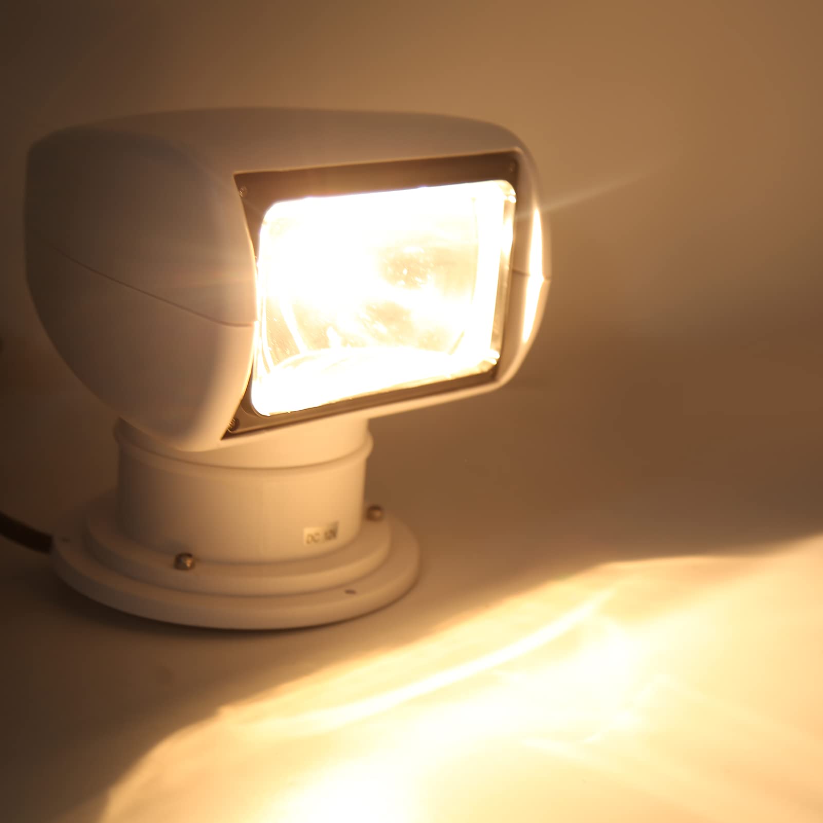Projecteur Rotatif à 360 Degrés, étanche IP67, Télécommande, 100W, pour Yacht, Camion, Voiture, Marine (#11)