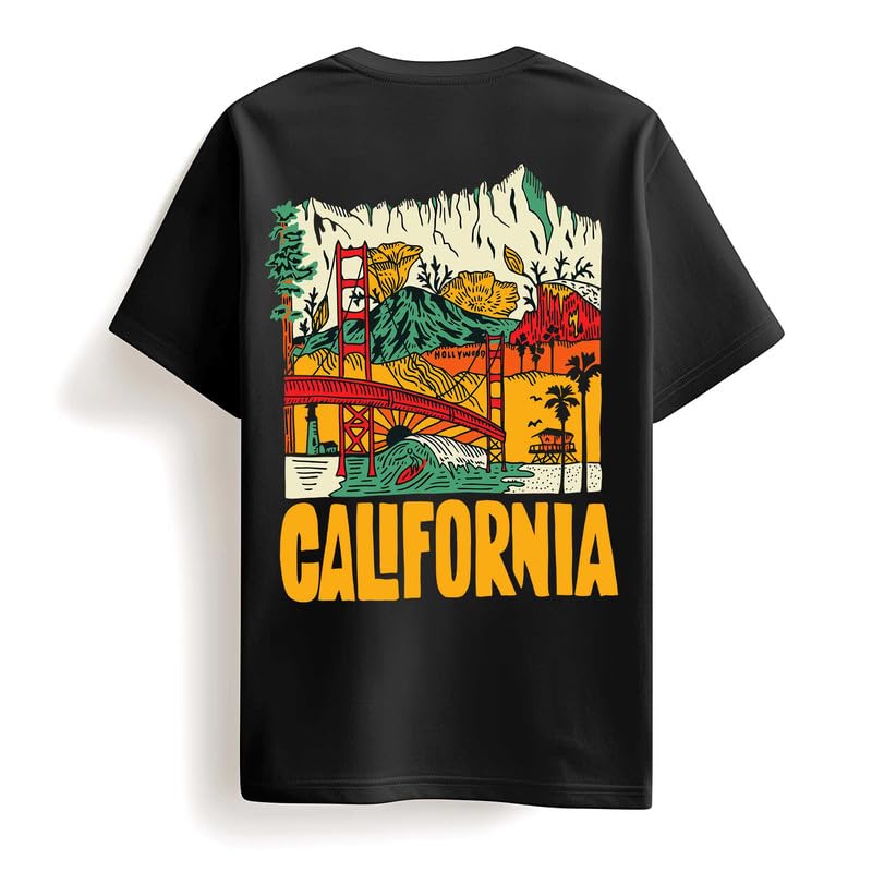 toodle plus Men Plus Size Printed T-Shirt | Pure Cotton Oversized Fit | Big Size Comfortable Casual Wear | Trendy Graphic Tee | Regular Fit T-Shirt for 3XL to 10XL-picture-21