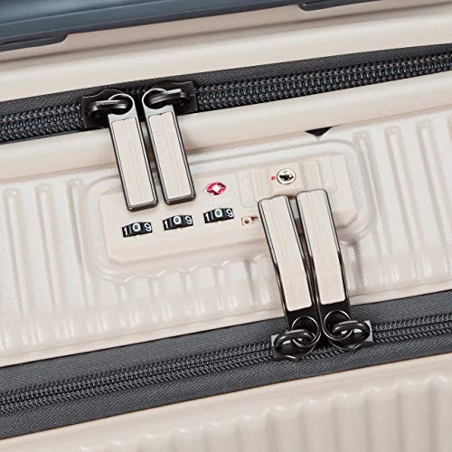 イノベーター スーツケース 機内持込サイズ スリムフロントオープン 多機能モデル INV50 保証付 38L 3.3kg バニラ