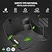 OEDRO Floor Mats Fit for 2014-2018 Jeep Wrangler JK Unlimited JKU 4 Door (Not for 2 Door and JL Models), Black TPE All Weather Car Mats 1st & 2nd Row Floor Liners