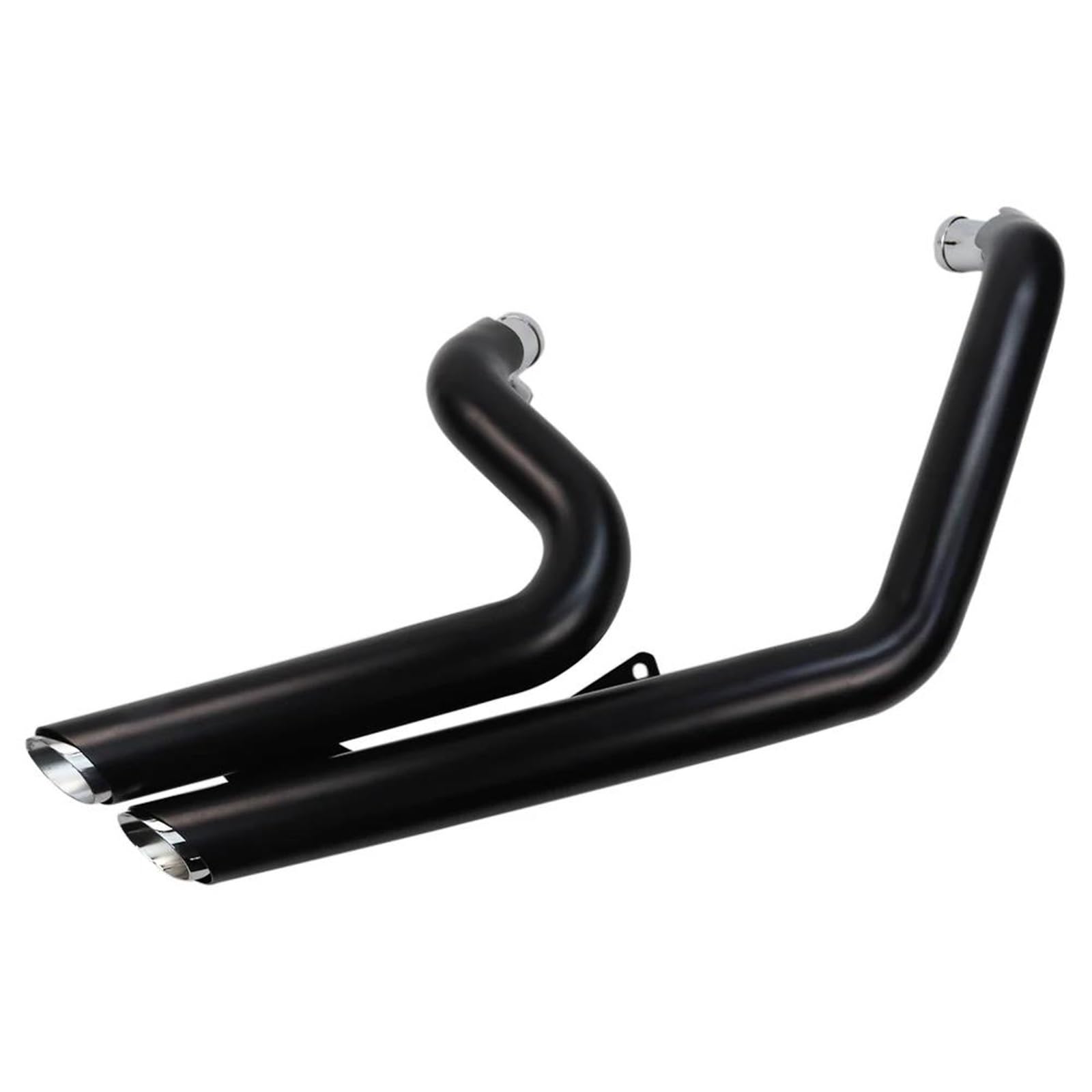 Marmitta Scarico Per Harley Per Sportster XL 883 Per Iron 1200 Personalizzato Per X48 72 XL883 XL1200 Arico Completo Doppio Silenziatore Twin Slash Cut collettori di Scarico Moto(Black 2014-2022)