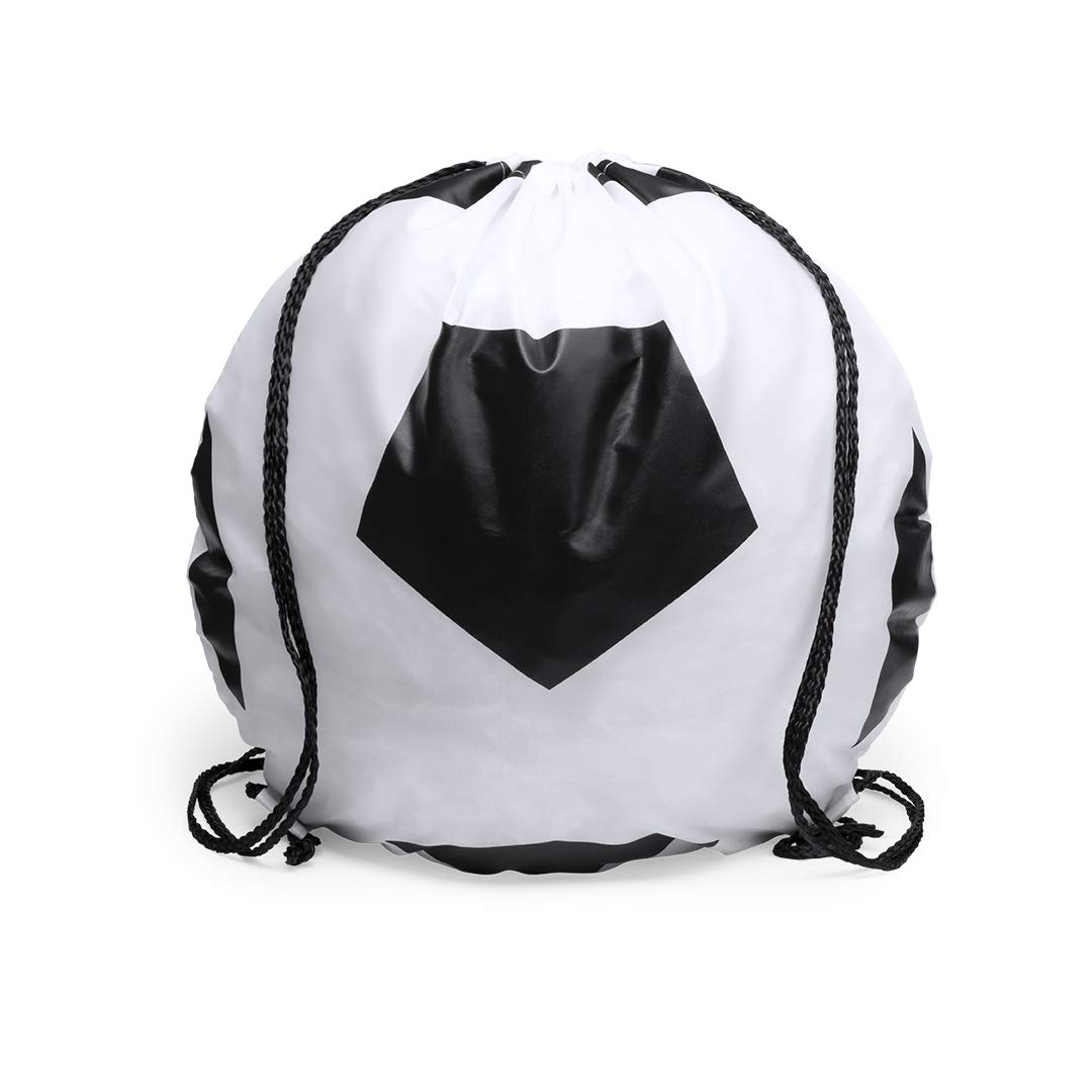 eBuyGB Children's Polyester Drawstring Rucksack Bags Novelty Design School Sports Gym PE Backpack (Football)