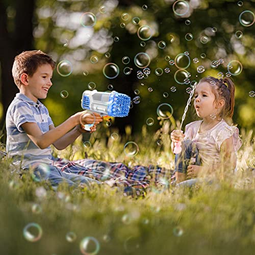 Bolha de Sabão Fabricante Elétrica Pistola de Bolhas - Máquina Gatling Pop Bubble - 36 Buracos Autom