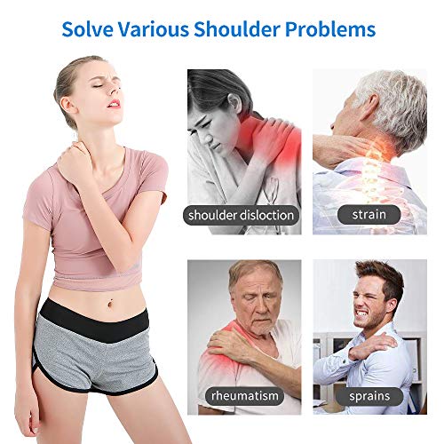Chiliki Heated Shoulder Support Wrap Brace,Shoulder Heat Therapy Wrap Heating Pad For Muscle Pain Relief,Rotator Cuff, Frozen Shoulder #TOP1