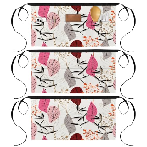 Demi-tablier de cuisine 3 poches pour nettoyage maison et restaurant