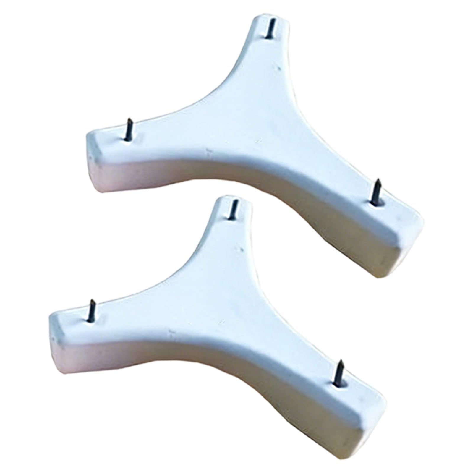 Buxuaaaa 2Pcs Ceramic Stand 3-Pointed Pottery Base for Pottery Crafting Project Ceramic Firing Clay Sculpting Accessories