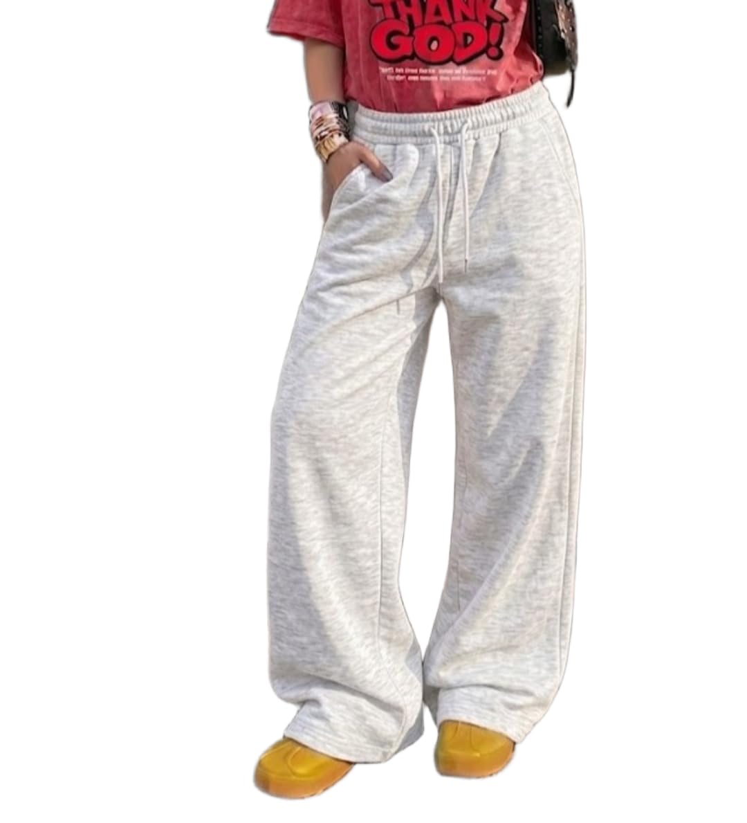 dockstreet Track Pant for Women || Baggy Fit || Track Pants || Full Elastic Jogger Track Pant ||-picture-39