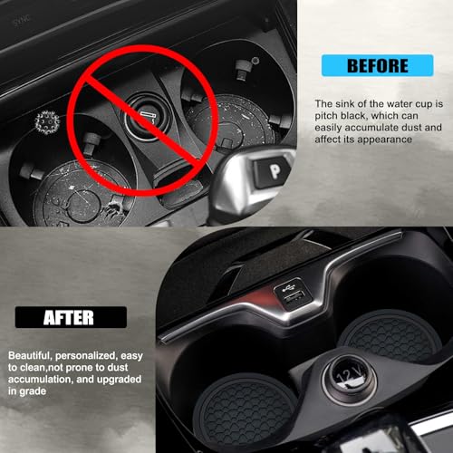 Portavasos de goma personalizados para Range Rover Discovery Sport 2022-2025 miniatura 3