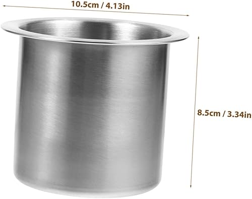 Miniatura 2 de 2 Pcs Stainless Steel Car Cup Holder Insert Stable Anti-Spill Drinks Holder for Truck Sofa Use Multifunctional Armrest Cup Support for Vehicles and