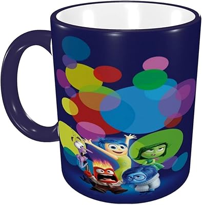 Amazon Co Jp 電子レンジ対応 330ml ヨロコビ カナシミ マグカップ コーヒーカップ 陶器 耐高温 かわいい おもしろい おしゃれ アニメ キャラクター 贈り物 子ども 男女兼用zarker ホーム キッチン