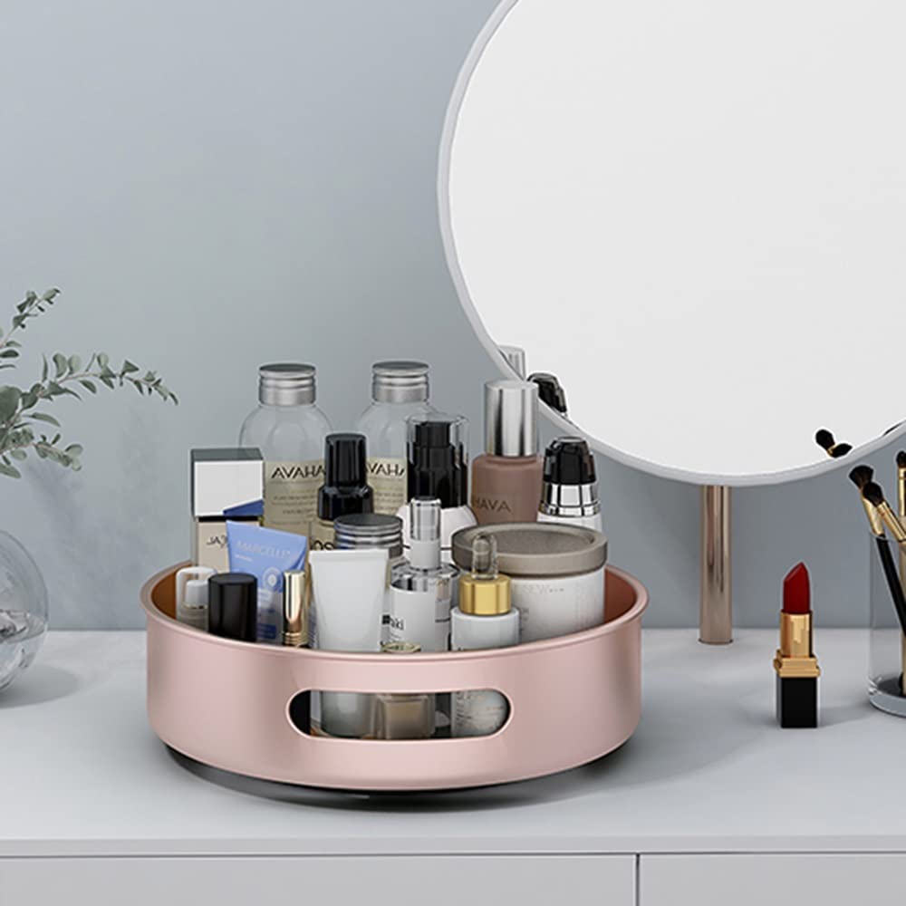 Lazy Susan Plateau tournant rond antidérapant 25 cm Idéal pour ses et sauces