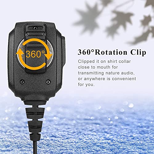 Retevis Rt21 2 Way Radio(10 Pack),With Ip54 Waterproof 2 Pin Speaker Mic(10 Pack),16Ch Vox Handfree Adults Walkie Talkies For Business Retail Contractor Agriculture #TOP6