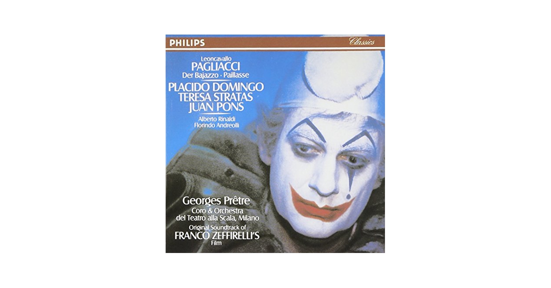 Amazon.com: Leoncavallo: Pagliacci - Original Soundtrack of