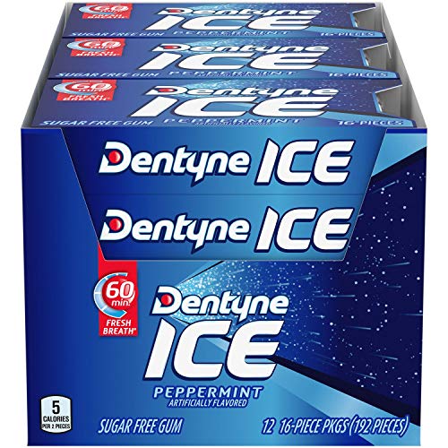 Dentyne Ice Gum Club Pack, Peppermint, 12 ct
