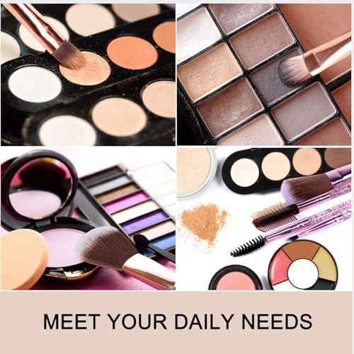 Image of HUDACRUSH Beauty Glittery 12Pcs Professional Make Up Brush with a Storage Case| For Foundation, concealer, Powder, Eyeshadow, Lipliner Etc, For Women (Glitter Pink)