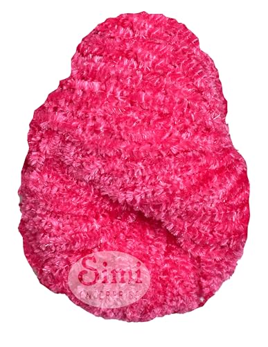 Image of SIMI ENTERPRISEFeather Hank Gajri 400 GMS Wool Hank Hand Knitting Wool /Art Craft Soft Fingering Crochet Hook Yarn, Needle Knitting Yarn Thread Dyed-FM Art-AIDA