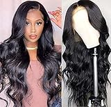 Luduna 26 Lace Front Wig Real Human Hair Body Wave Lace Front Wig with Baby Hair Pre Plucked 150%...