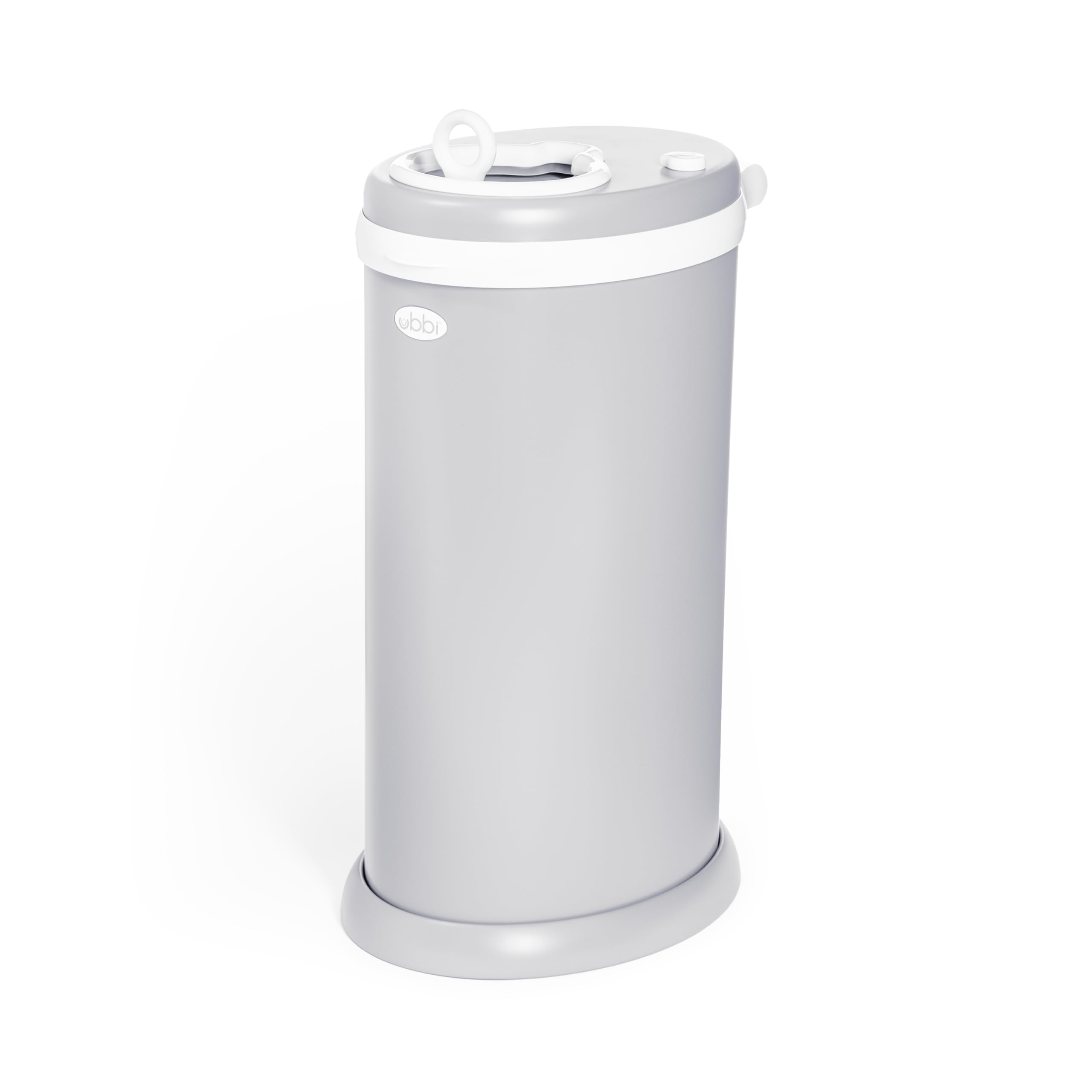 Stainless Steel Diaper Pail, Odor Locking, No Special Bag Required, Award-Winning, Registry Must-Have, Gray