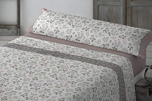 Clara Vidal Juego de sábana 3 Piezas 100% algodón