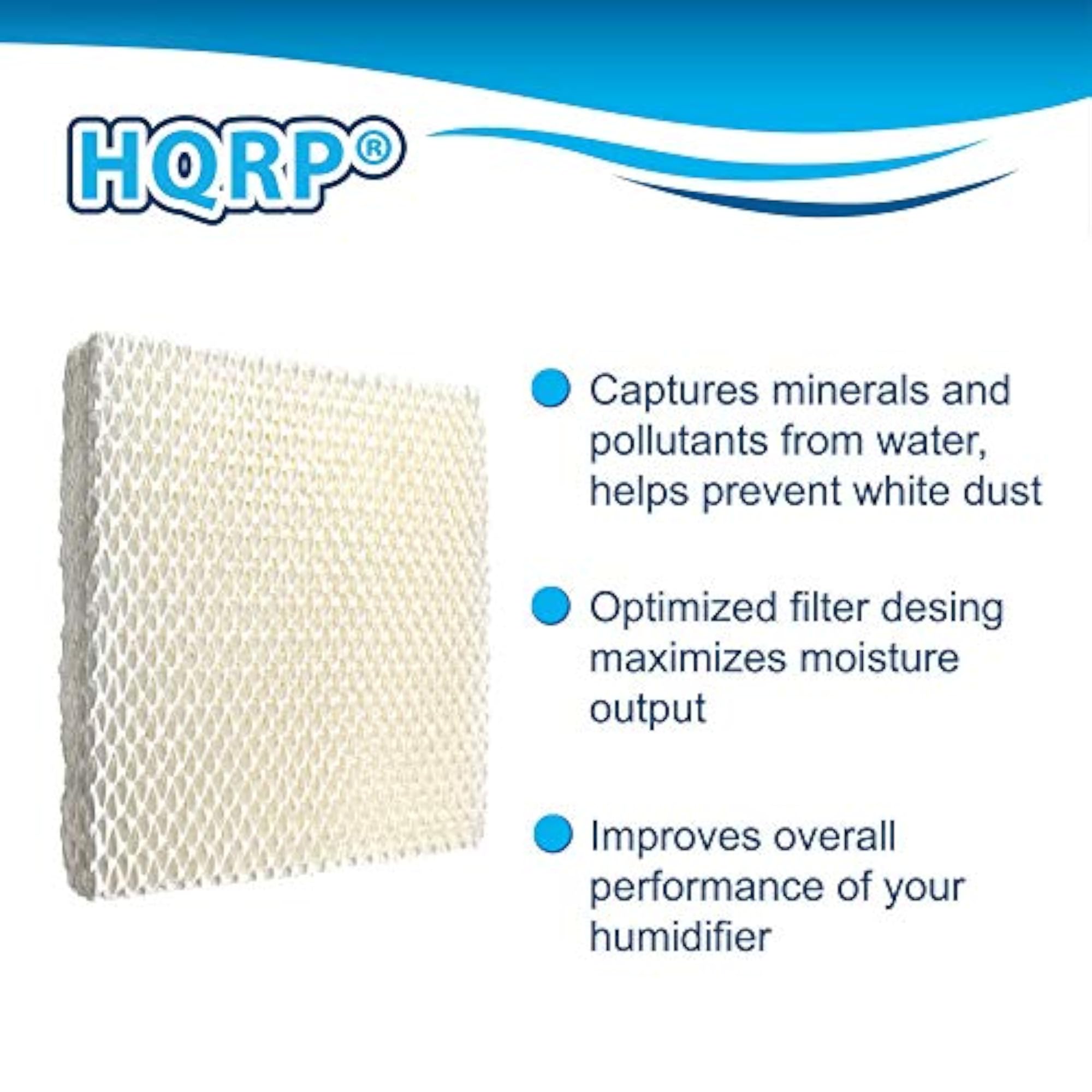 2-Pack Wick Filter for Gerry Humidifiers, Plus Coaster