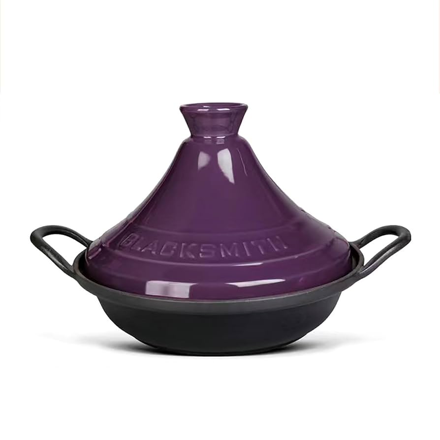 Yubbuioモロッコのタジン鍋、無水調理、アルミ合金の円錐形の蓋