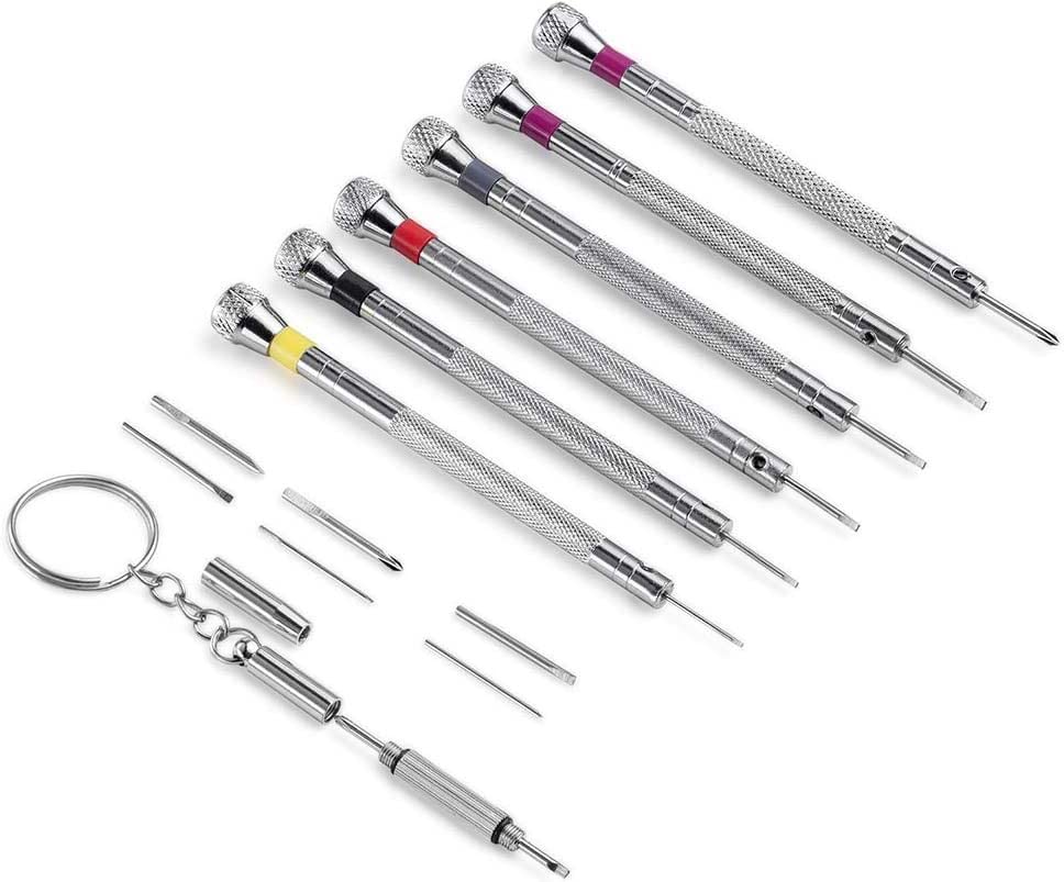Diy Crafts 11159 5785 8 in 1 Mini Screwdriver Small Screwdrivers Set Tiny Multi Repair Tools Kit, Multicolor (B07ZLPQBCY) Amazon Price History, Amazon Price Tracker