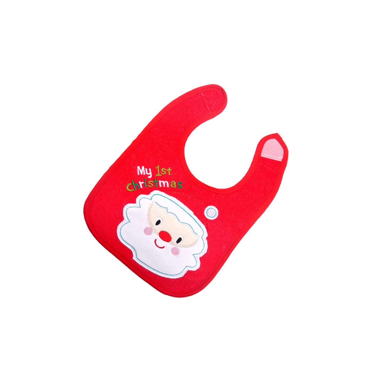 Abaodam 9 Piezas baberos de algodon baberos de navidad para niños pequeños de dibujos animados guarderia bebe de papa noel de baba de