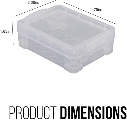 Miniatura 10 de Super Stacker Caja de lápices de plástico, organizador apilable de crayón, estuche para lápices para la escuela, organizador de almacenamiento de