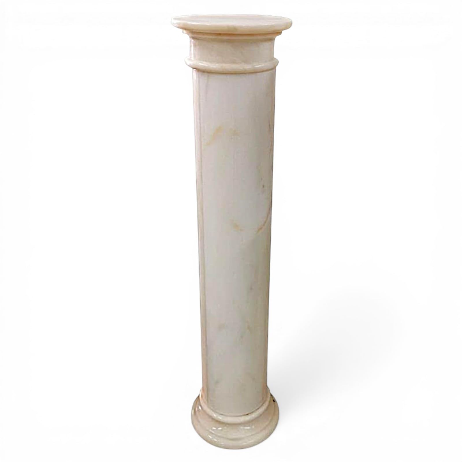 Columna de mármol blanco Carrara White Marble Classic Column H 104 cm.