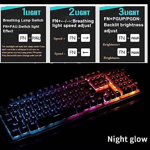 MK500-Wireless-Keyboard-and-Mouse-Combo-Ergonomic-Full-Size-Antighosting-Multimedia-Keys-with-Optical-Backlit-Mice-24G-Rechargeable-RGB-Gaming-Office-Set-for-PC-Laptop-Computer-Desktop-Black