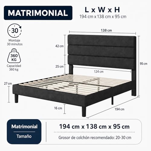 Lista de Cama Matrimonial - 5 favoritos. 11 Imagen adicional