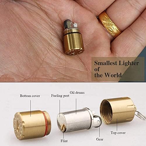 sgoseye Mini Thumb Lighter and Knife Set,Field Emergency Survival Tool Sophisticated and Practical