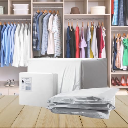 7STAR 10x13 Inch Poly Mailers - 200 Pcs Self-Seal Shipping Bags for Clothing, Strong Mailing Envelopes for Small Business, White Poly Mailer Bags for Apparel