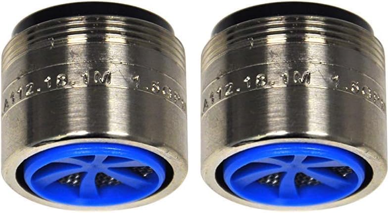 Danco, Inc. 10477 DANCO Company 9D000010477 Aireador de grifo Dual T BN de 1516 pulgadas, 1 unidad (paquete de 2), níquel cepillado