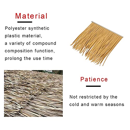 Feuille de palmier PE simulation tuile de chaume aspect naturel luxe - 7