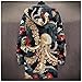 Xolivan Japanese Art Fall Coats for Men Mens Cardigan Sweater Fashion Oversized Loose Long Sleeve Full Zipper Hooded Jacket Soft Festival Windbreaker Outerwear Tops With Pockets octopus, 2XL