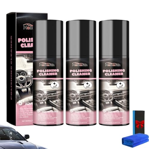 Nettoyant Polissant Favourcy Auto pour Retrouver un Intérieur Comme Neuf en Voyage