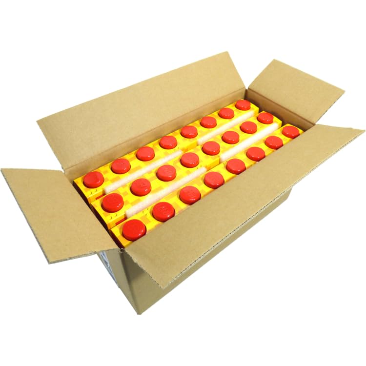 Image of LEGO Minifigure Display Case (Large 3-Pack RED)