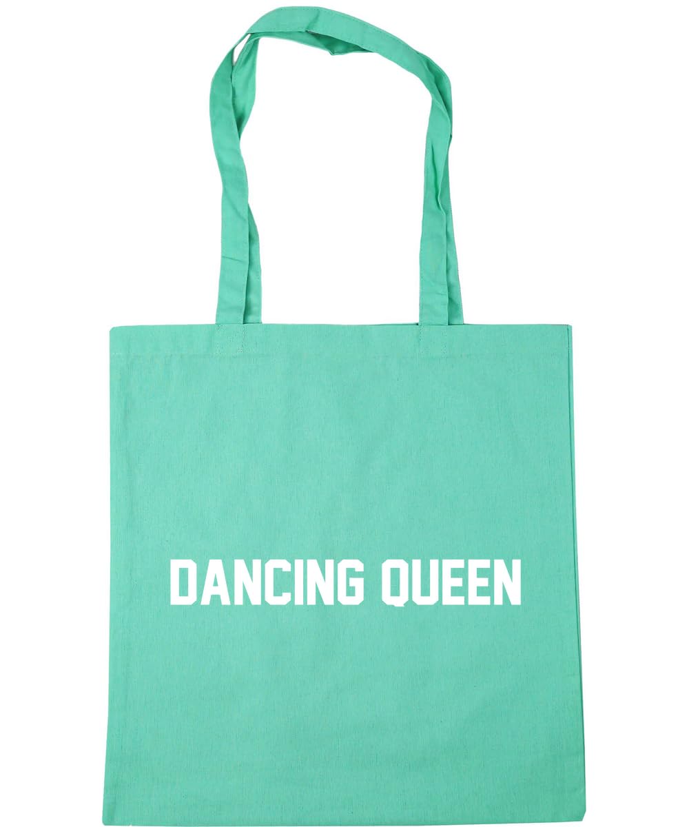Hippowarehouse Dancing Queen Tote Shopping Gym Beach Bag 42cm x38cm, 10 litres — image 1